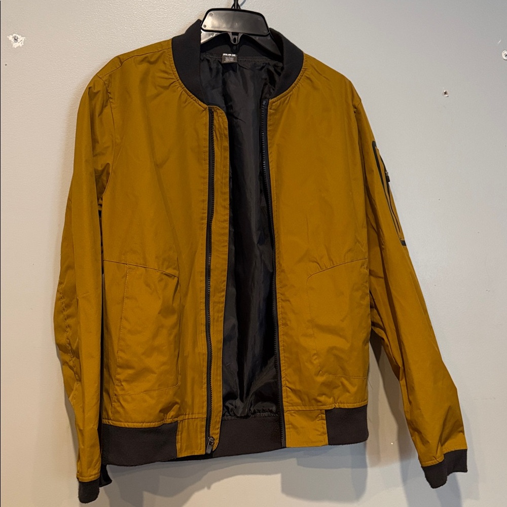 Men's Mustard Bomber Jacket